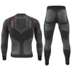 Vinterkvalitet Termiska underkläder Set Men Fitness Training Wear Dry Stretch Thermo Man Warm SXXL 240117