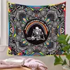 Tapisseries Squelette Fleur Lticolor Tapisserie Bohème Tenture Murale Psychédélique Chambre Fond Dortoir Chambre Clothvaiduryd