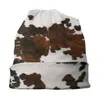 Boinas de pele sintética textura de couro gorro boné inverno quente bonnet femme tricô chapéus rua esqui animal esconder couro crânios gorros