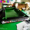 10x5m (33x16.5ft) avec ventilateur en gros vente chaude humain gonflable Snooker Football/Soccer Table piscine Portable Snookball drôle intérieur jeux de Sport en plein air