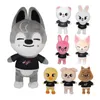 ألعاب Skzoo Plush لطيفة 20 سم Stray Kids Plush Wolf Cartoon Plushies Plushies Doll Kawaii Companion for Kids Adults Fans Gifts