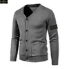 Stone Jacket Island Jersey para Hombre, Jersey cálido con Cuello Alto De Invierno, Jersey De Lana De Punto Slim Fit De Calidad, Jersey Informal De Punto De Diseñador, Sudadera De Algodón De Marca