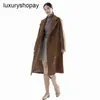 Top Maxmaras Cashmere jas dames wrap jassen herfst en winter nieuwe wol Koreaans lange highd wollen m huis