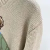 Ontwerper RL Polo Ralp Laurens Bear Sweater Dames Winter Cartoon Pullover Casual Mode Gebreide Hoodie 2024 Nieuwe Lange Mouwen Geborduurde Ronde Hals Shirts VXEA