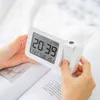 Desk Table Clocks Digital Projection Alarm Clock Electronic Desktop Table Alarm Clock with Temperature Time Projector Bedroom Bedside Mute Clock YQ240118