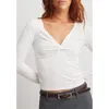 T-shirts pour femmes Femmes Casual Impression Athlétique Chemise à manches longues Summer Femme Tees Coton Active Wear Tops