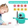 Kids Yenilikçi Çizim Teknolojisi Otomatik Resim Öğrenme Sanat Eğitim Makinesi Intelligce Toys Quincy Sanatçı 240117