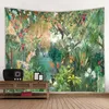 Tapisseries Tropical Jungle Animal Murd suspendu Tapestry Aesthiltic Home Decor Towel Taga Yoga Mat couverture Nappeur H240514