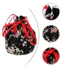 WaRuware 1PC Torba sznurka Kimono torebka japońska moneta w stylu
