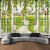 Tapissries 3D Landscape Tryckt Tapestry Hippie Bohemian Art Eesthetics Home Decoration Room Walle Filt Bakgrund Clothvaiduryd