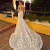 Elegante abito da sposa con scollo a cuore senza spalline applicazioni in pizzo cerniera posteriore lunghezza pavimento abito da sposa vestido de novia