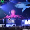 wholesale Hanging Large Purple Inflatable Octopus Jellyfish Balloon Party Nightclub Pub Bar