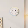 Relógios de parede pequeno coreano moderno relógio sala de jogos quartos silencioso relógio bonito redondo 2024 restaurante reloj de pared decoração de casa
