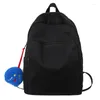 Schultaschen Straße Nette Frauen Rucksäcke Wasserdicht Schwarz Weiß Nylon Rucksack Koreanischen Stil Weiblichen Buch Pack Student Laptop