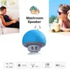 Haut-parleurs d'étagère Petit champignon Bluetooth haut-parleur étanche ventouse support de téléphone portable petit caisson de basses Mini Audio créatif dessin animé cadeau