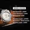 Other Watches Top Brand CADISEN Sapphire NH35 Men Mechanical Automatic Wrist 316L Stainless Steel 10 Bar es 2023 New Men Clock Q240118