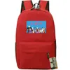 Hamatora the Animation Rucksack Minimum Holder Tagesrucksack Flache Schultasche Cartoon-Print-Rucksack Sportschultasche Outdoor-Tagesrucksack