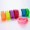 Ceintures femmes Design Chic couleur bonbon ceinture carré boucle ardillon ceinture dames robe sangle Silicone ceinture