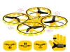 Elektrische Fernbedienungssimulatoren Spielzeug Gestensteuerung Drohne Flugspielzeug RC Quadcopter UFO Flugzeug Handsensor Drohnen 360° Flips2680162