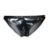 SXXL Bunte PVC Shiny Paar Set Sexy Männer Unterwäsche Herren Slips Ropa Interior Hombre Suspensorium U Konvexen Beutel Penis 240117