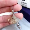 Swarovskis ketting ontwerper luxe mode dames originele kwaliteit nieuwkomers zwaluw ginkgo blad tweekleurige holle esdoornblad kraag ketting als cadeau voor vriendin