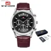 Other Watches Men's Business Genuine Leather Luxury Fashion Silver Black Free Shipping Set Waterproof Quartz Calendar Relogio Masculino Q240118