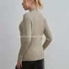 女性のセーターズ女性の新しい2023ホットソリッドベーシックシンプルファッションカジュアルセーター