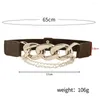 أحزمة الموضة تمتد غير رسمية All-Match Ladies Dress Cummerbund Back Buckle Weistband Bild Skirt Bands Belt Belt