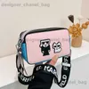 Shoulder Bags Trendy Funny Camera Bag Women's Bag 2023 New Fashion Contrast Color Wide Shoulder Strap Single Shoulder Bag Crossbody Bag T240116