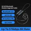 Headphones KZ Bluetooth 5.0 Earphone Aptx HD QCC3034 Module headset Upgrade Cable Applies Original Headphones KZ AS10 ZST ES4 ZSN ZS10 Pro