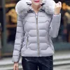 Women's Down Winter Jackets dragkedja Slim Jacket Solid Color Coat Parka Sexiga gåvor för kvinna Kvinna Cothing