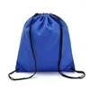 Shopping Bags 5 Pcs Waterproof Sport Gym Bag Drawstring Sack Fitness Travel Outdoor Backpack Beach Swimming Basketball Yog