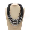 Choker 2024 Designer Luxury Chain Pendant Halsband Kvinnors uttalande Mesh Match Pearl Boho Gothic Handmade smycken