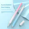 Four Seasons Limited Mobile Phone iPad Tablet Pen Touch Screen Touch Pen Drawing Pen Siliconeデュアルヘッド容量性ペンApple Androidスタイラス用