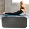 Yogamattor Yoga Mat NBR Foam Pilates Mat Auxiliary Pad Joints Protection Soft Non-Slip Floor Opering Gym Mat Sports Mat Fitness Padsl240118