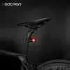 Lights Gaciron Road Bike Riding Rear Light Bicycle Waterproof Taillight Mini LED USB Charge Mountain Cycling Light Sensor Warning Light