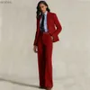 Ternos femininos Blazers Terno espinha de peixe feminino Conjunto de 2 peças (jaqueta + calça) Ternos formais para mulheres Conjuntos femininos elegantes com lapela FashionL240118