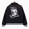 Cappotto BOMBER da baseball con logo ricamato invernale di moda pesante realizzato da uomo Giacca imbottita in cotone Ma1 antivento USA 24ss 0118