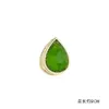 Shi Jia's high-end green celebrity style light luxury pure silver earrings new trend in 2023