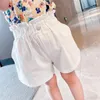 Hosen Mädchen Kurze Hosen Einfarbig Mädchen Sommer Kinder Casual Kleinkind Kleidung