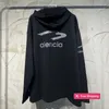 Tasarımcı Kadın Ceketleri 23AW Yüksek Versiyon B Aile Sonbahar Kafası Yeni Erkekler ve Kadınlar Aynı Stil Çift Mektup Kayak Serisi M-Label Hoodie 0H6m