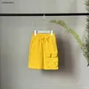 Nuevos chándales para bebés, traje de manga corta para niños, talla 90-150, camiseta de diseño con cuello redondo para niños y pantalones cortos con decoración de bolsillo, 20 de enero