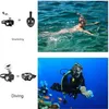 Accesorios de buceo Máscaras de buceo Juego de máscara de snorkel antivaho plegable con sistema superior completamente seco para natación libre Equipo de snorkel profesional Adultos Niños 240118