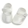 Boiiwant Baby-Kleinkind-Baby-Jungen mit weicher Sohle, lässige Anti-Rutsch-Turnschuhe, solide weiße Schuhe, geboren bis 6 Monate