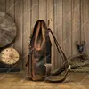 10A+ High quality bag Back Japanese and Korean Crazy Handmade Leather Backpack Wrap for Men's Outdoor Travel Horse Cowhide Casual Computer