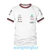 2024 NOWOŚĆ MODEL MĘŻCZYZN T-SHIRTS Designer F1 Racing 3D Fall Bez kaptur bez kaptury stały kolor bez kołnierza Zwykłe zielone zielone koszulki S Casual T-shirt