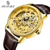 Altri orologi SENORS Orologio da uomo Doppio lato Trasparente Orologi automatici Uomo Diamante Luminoso Orologio da polso meccanico maschile 3ATM Orologio scheletro J240118