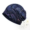 Berets Beanie For Cotton Turban Headwear Hair Loss Chemo Cap With Sequin