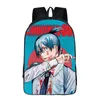 Sacs Classic Popular Anime Chainsaw Notebook Backpacks Pupil School Sacs 3D Print Oxford imperméable Boys / Girls ordinateur portable Backpacks