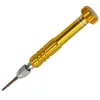 5 in 1 Screwdriver CRV Bit Screw Driver With 0.8 Pentalobe 1.5 Phillips Slotted T5 T6 Repair Tool Kit for iPhone Huawei 500pcs/lot